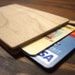wallet. slim wood.