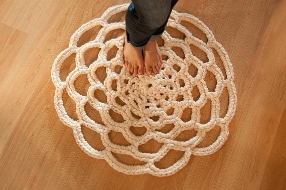 Crochet Doily Rug PDF Pattern
