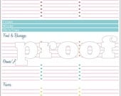 Personalized Party Planning Checklist Printable