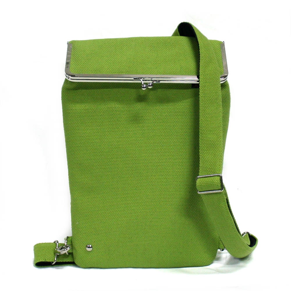 Backpack - for laptop and more - GREEN - Duchess Case collection - Sale 10% off