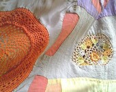 Curtain. Curtain on the window. Boho. OOAK, Shabby Chic