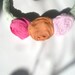 Rustic Chic Bridal Hair Accessories ,Unconventional Wedding, Two roses. One .Boho wedding. Pstachio tress