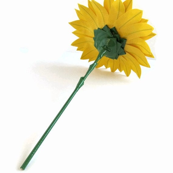 Duct Tape Sunflower