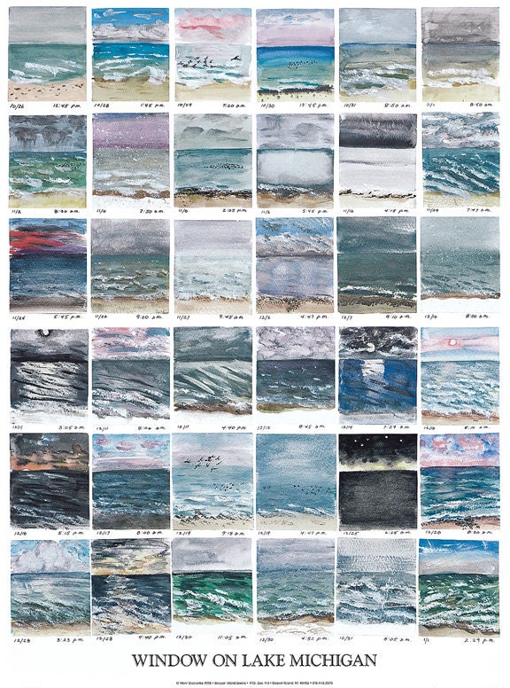 Lake Effects I Lake Michigan Poster