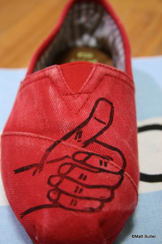 Thumbs Up TOMS Shoes