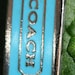 Coach Authentic Repurposed Earrings- sterling silver hooks