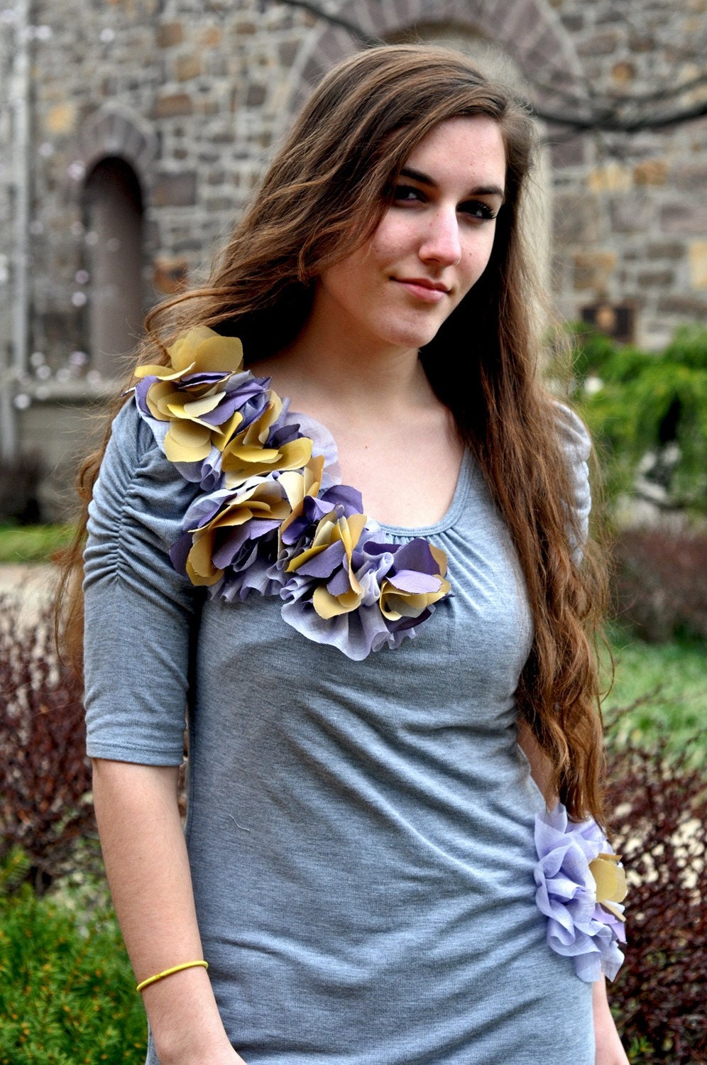 Tunic Dress-Rhododendron- Embellished Tunic