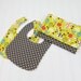 Giraffe Baby Shower Gift Set Bibs and Burp Cloths Gender Neutral Boy or Girl