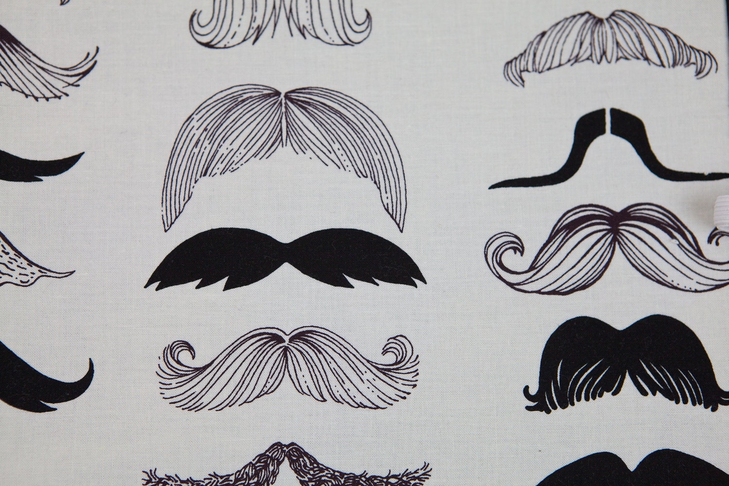 Mustache Toy Chalkboard Mat Reusable Art Toy Where's my Stache by Alexander Henry