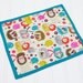 Chalkboard Mat Reusable Art Toy Michael Miller Hedgehog Fabric
