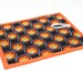 Basketball Chalkboard Mat Reusable Art Draw  Boy Toy Black Orange Balls