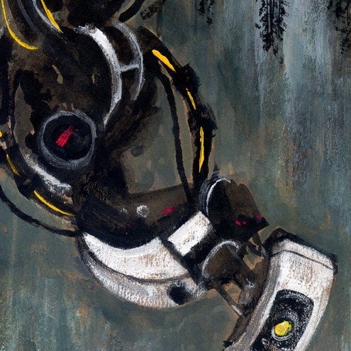 GLaDOS Portal Gaming A4 Art Print