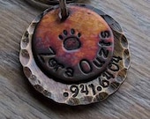 ZORA PAWS Pet ID Tags/Tag Patina