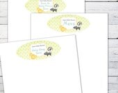 Customizable Menu And/Or Game Header  -Little Stinker Skunk Shower