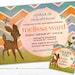 Baby Boy Shower Invitation With Matching Gift tags- A Dear Deer and Chevron