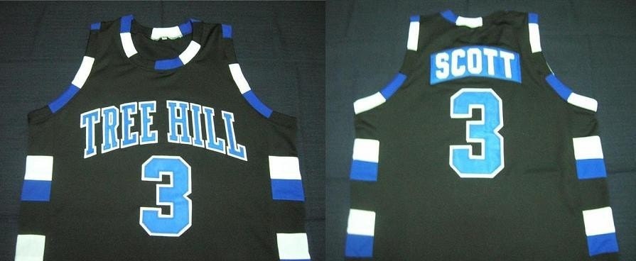 Nathan Scott no 23 no 3 One Tree Hill Ravens Jersey  All Sewn  - Any Size Mens Lucas
