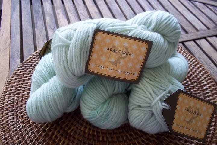 Palest Green - Nature Wool Chunky - Kettle dyed Patagonia Wool- 100g