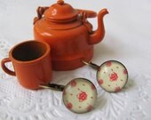 jewelry earrings, Tea time  earrings
