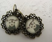 beautiful deer earrings