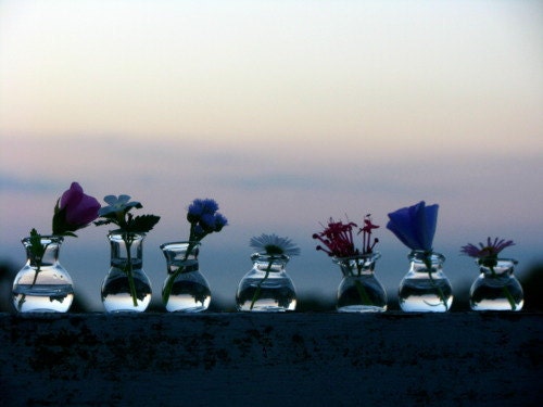 reserved for Di - 3 tiny vases