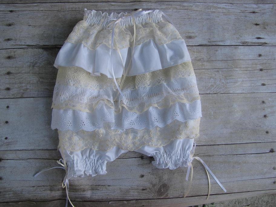 My Vintage Baby Lace Petti Romper 0-3 Months