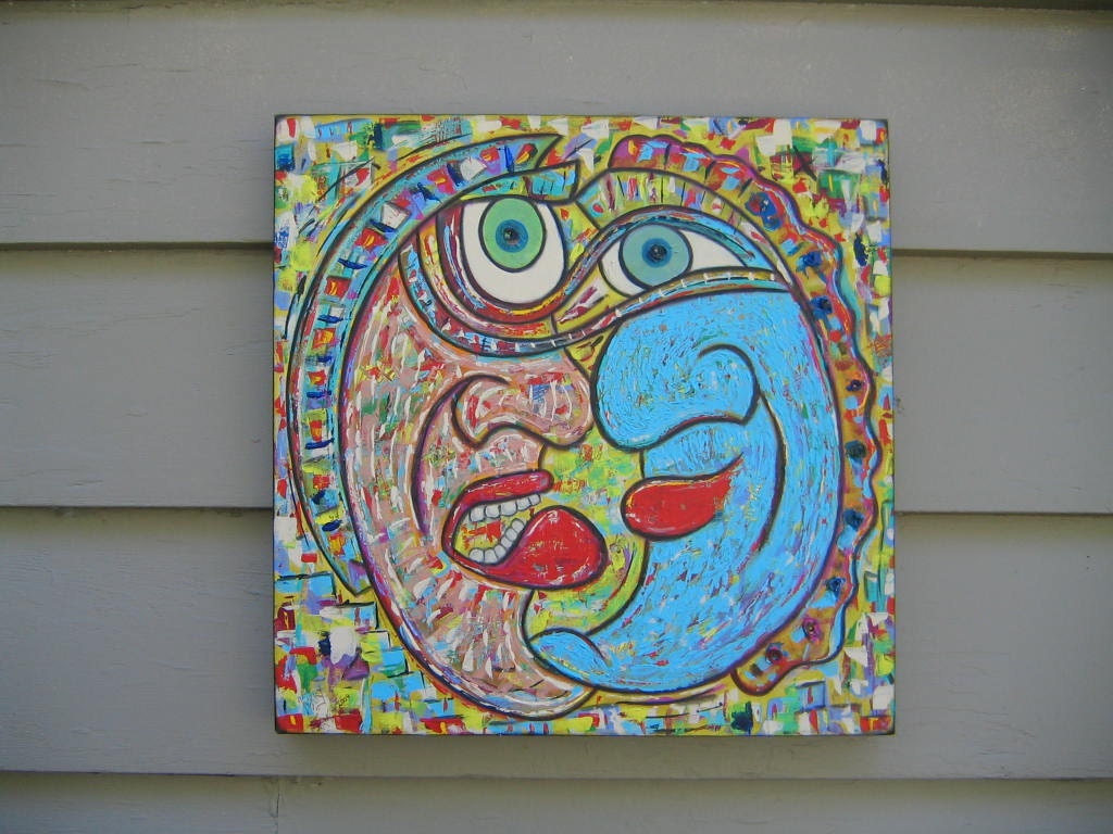 Spell On U,  Original Acrylic Painting by Fig Jam Studio