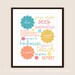 Subway Print 'Love, Watch Over and Strengthen' April 2012 VT message - Printable in 4x6, 5x7, 8x10 or 4 to a page