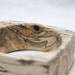 calico -  natural wood bangle in spalted maple - large