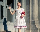 White Yacht Pin-up dress