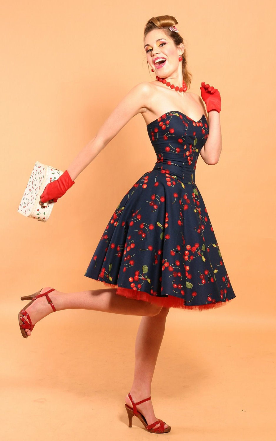 Rockabilly Cherry Bomb dress