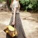 Choco Vanilla Maxi Skirt