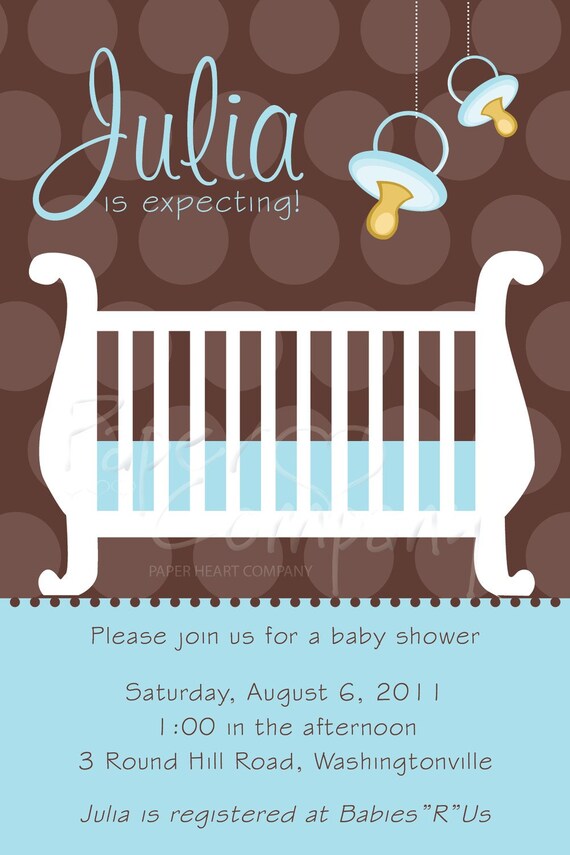 BABY SHOWER CHIC Baby Shower Invitation - You Print Il_570xn