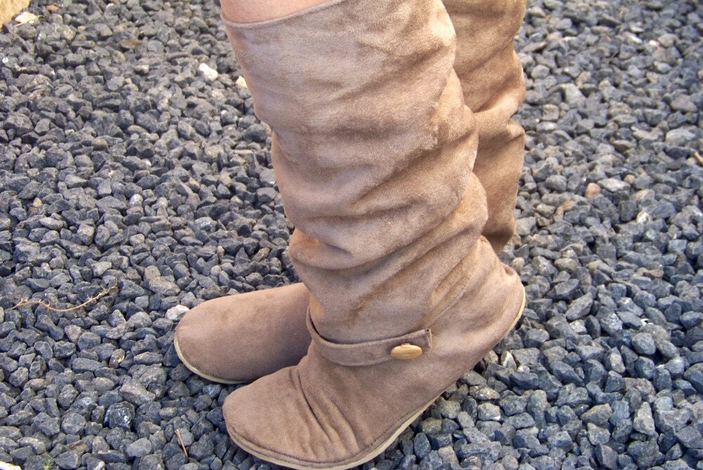 Women's Slouchy Boots Sewing PDF Pattern Make Your Own Outdoor Boots