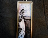 Photo art pendant - Virgin Mary - Original signed art pendant necklace