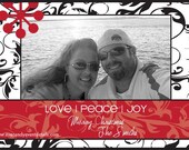 Damask Digital Printable Holiday Christmas Photo Card Il_170x135