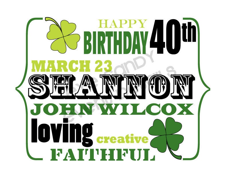 St. Patty's Day Birthday Party - FULL DIY Customizable Printable Party Package Collection - St Pattys Birthday Il_570xn