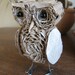 Standing Cardboard Owl Miniature