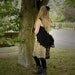 Bustle Steampunk Skirt. size small - medium uk 10 - 12 us 6 - 10 Silk black and gold gothic ballerina fairy