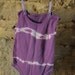 Baby Boys or Girls Purple tie-dyed Baby Vest / Onesie / body suit age 6 - 9 months Purple baby suit