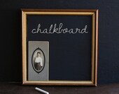 Chalkboard Sign - Vintage Upcycled Wooden Frame