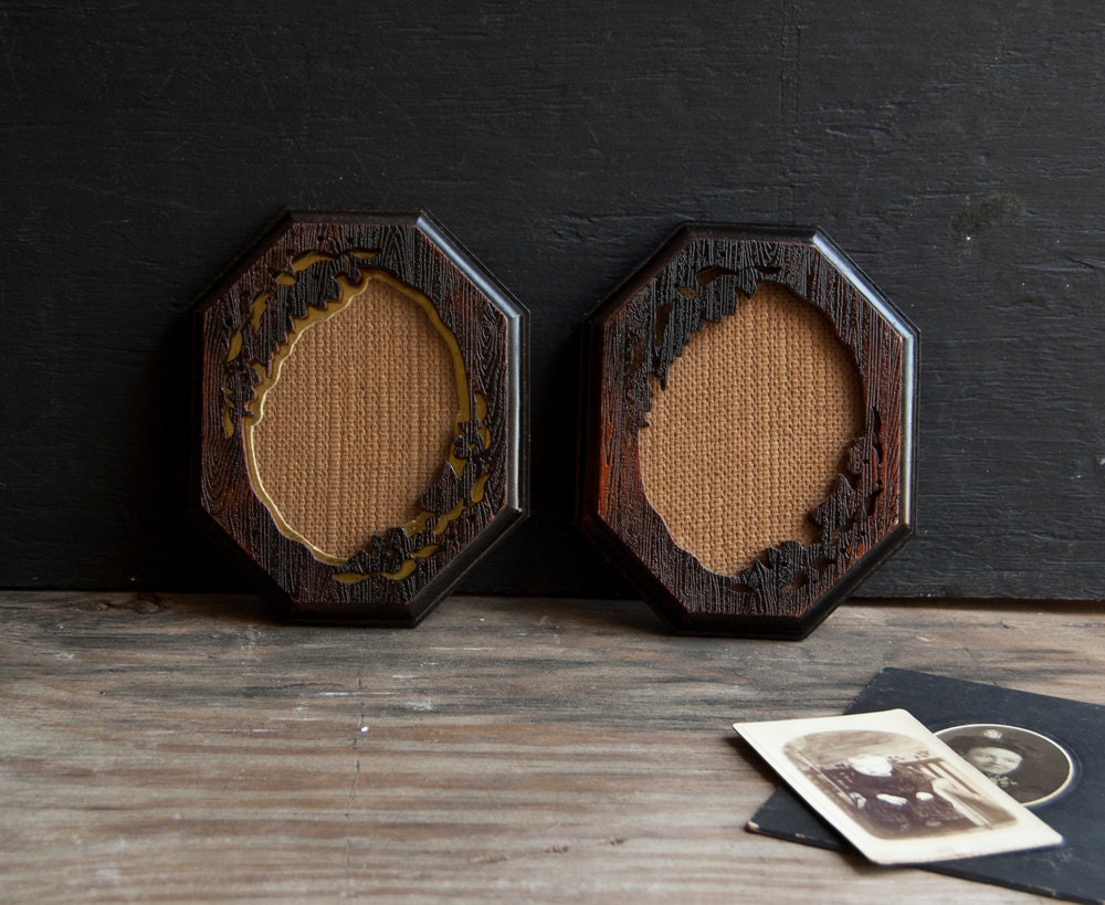 Vintage Wooden Like Frames - Instant Collection