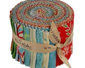 Delighted by The Quilted Fish for Riley Blake Designs - Jelly Roll -  Rolie Polie - (21) 2.5" x 44" Strips