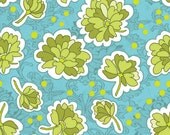 Lila Tueller for Riley Blake Designs - Bohemian Festival - Bohemian Floral in Blue - Cotton Fabric