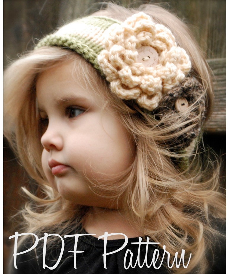 Knitting PATTERN-The Nataleigh Warmer (Toddler, Child, and Adult sizes)