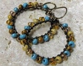 Mesa Wire Wrapped Brass Hoops