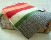 Kindle 4 Cover Kobo Nook Simple Touch Case Stripes Felted Sweater Wool