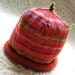Baby Hat Newborn Preemie ORANGE Hand Knit Cap by WormeWoole