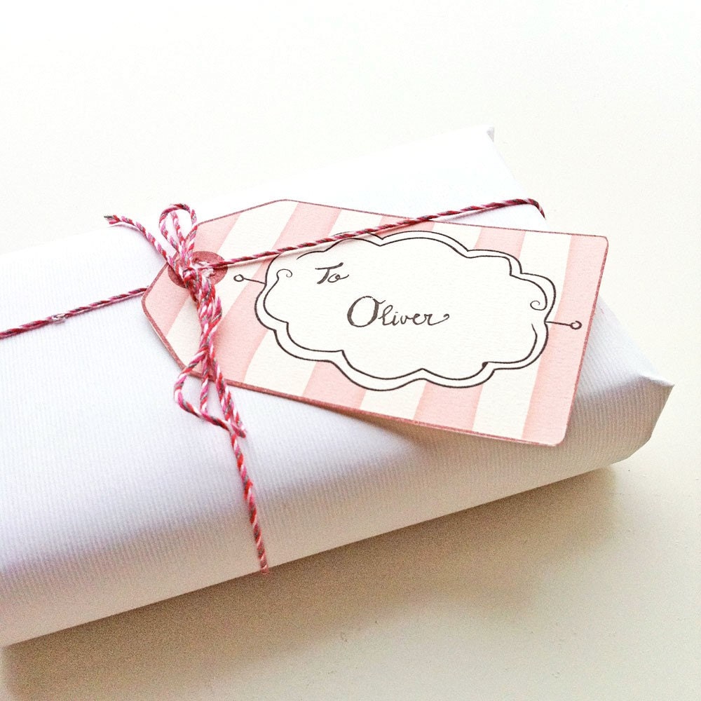 Vintage Style Gift Tags - Printable download