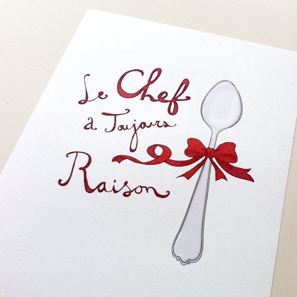 Le Chef - A4 print