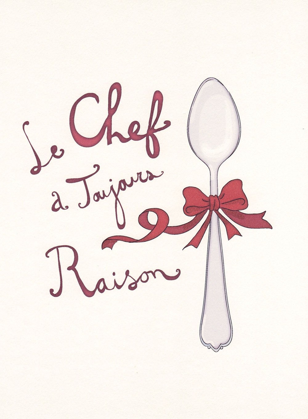 Le Chef - A4 print